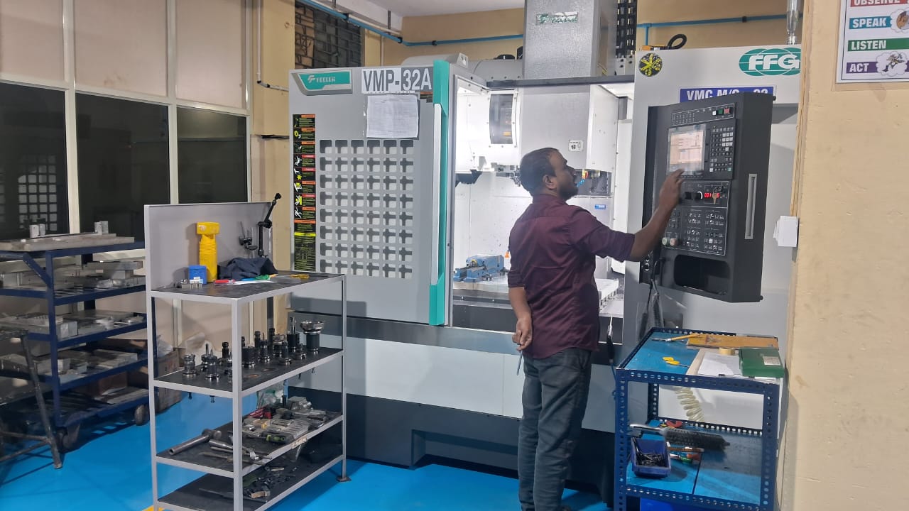 VMC control panel operation