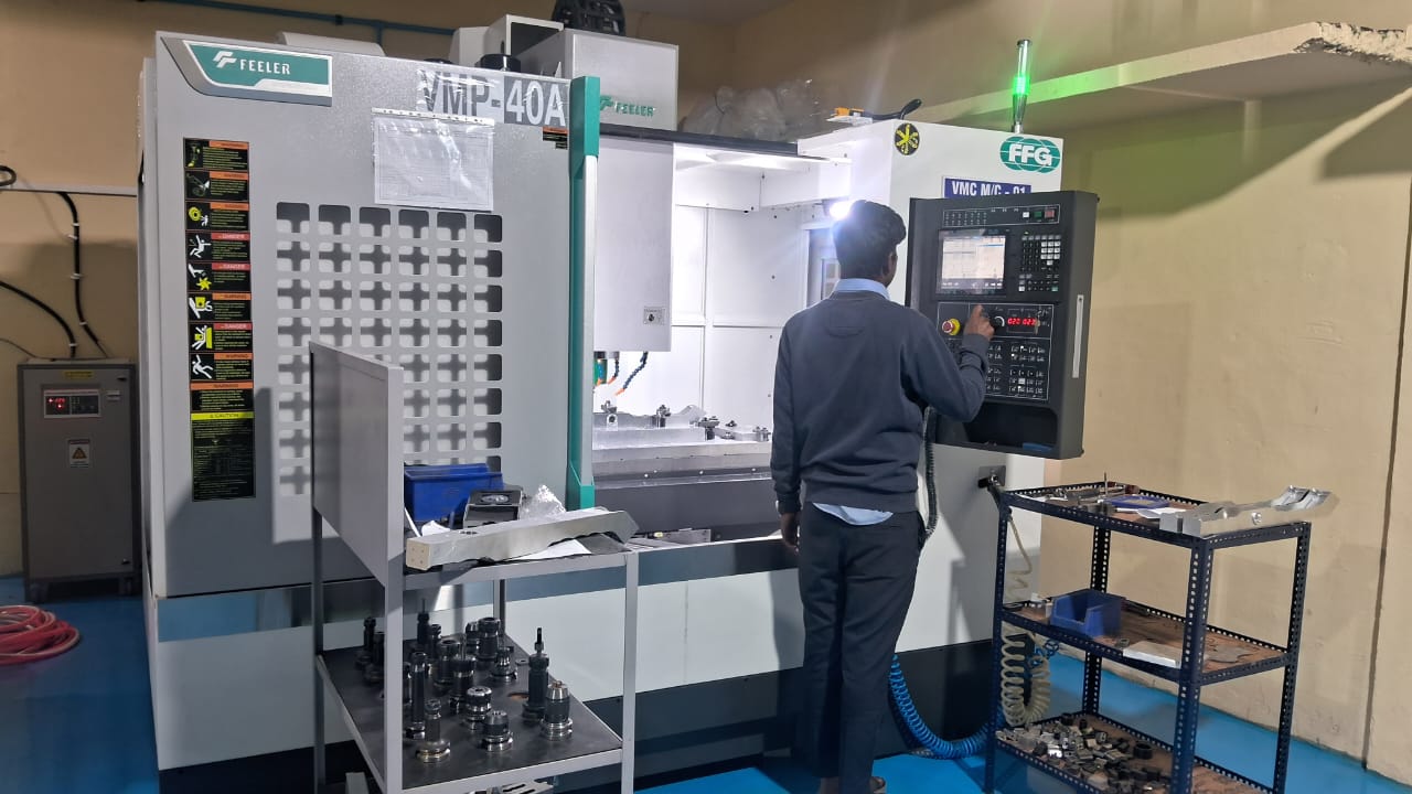 VMC control panel operation