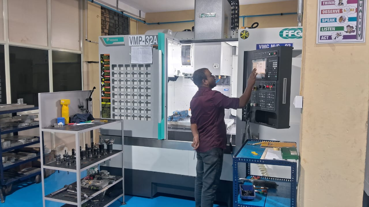 VMC control panel operation